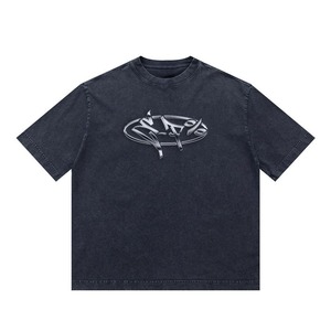 T-shirt vintage délavé 2026 pour homme, coupe oversize, streetwear, coton épais, logo personnalisé, t-shirt délavé, fabrication OEM, vente en gros de vêtements en vrac - Product Image 1