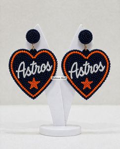 Pendientes Personalizados Hechos a Mano con Cuentas, Inspirados en los Astros, para el Día del Partido, Joyería al por Mayor - Product Image 5