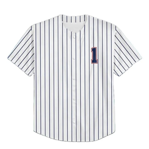 Wholesale Manufactured Men's <b>Baseball</b> Jersey Solid Color Sublimation Printed Adults Team Jersey Plus Sportswear Uniforms - Product Image 1