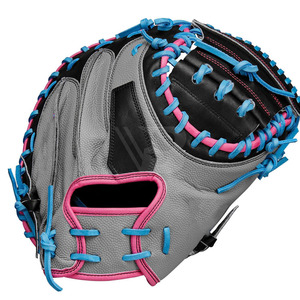 Durable Leather Custom Color Breathable Lightweight Touchscreen Compatible Waterproof <b>Baseball</b> Catching Gloves for Training - Product Image 5