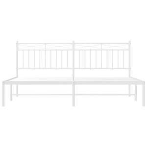 โครงเตียงเหล็กเคลือบผงสีขาว ขนาด 72 x 84 นิ้ว ประเภทสินค้าเตียงโลหะ - Product Image 5