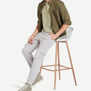 Inspire Men <b>Trousers</b> Lightweight Regular Fit Cotton Blend Office Casual <b>Travel</b> Daily Clothing Legacy Men <b>Trousers</b> - Product Image 3