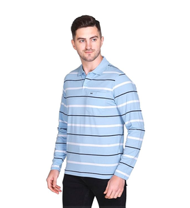 Camisas Polo Casuales de Hombre, Talla Grande, de Lujo, con Cuello Camisero, Manga Larga, Transpirables, Diseño Personalizado, Corte Ajustado, con Bolsillo - Product Image 3