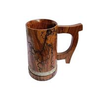 Tazas de Madera de Doble Pared Ecológicas de Alta Calidad y Gran Capacidad para Recuerdos de Boda, Uso en Fiestas, Decoración del Hogar, Estilo Vintage de Lujo