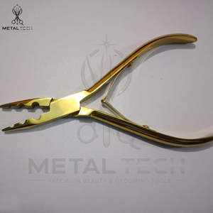 Hair Extension Pliers Metal Flat Teeth <b>Clamp</b> Tool for Install and Remove Keratin Extensions Professional Salon Uses Tools - Product Image 3