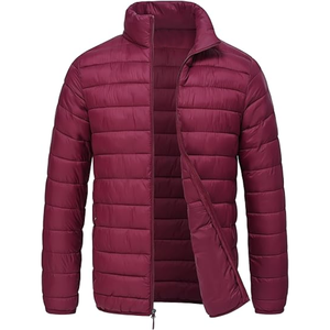 Blouson matelassé pour homme à prix ajustable, designs entièrement personnalisables, col montant, logo frontal, respirant, qualité supérieure, très tendance - Product Image 1