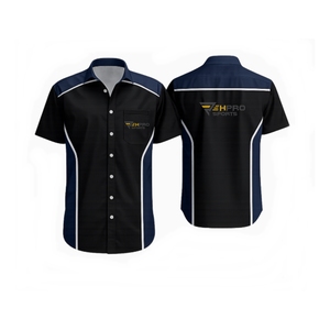 Vêtements d'équipe de course en gros, conception personnalisée, chemises F1, chemises de mécanicien, chemises de course automobile, chemises de course à manches courtes pour hommes - Product Image 4