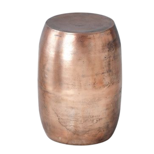 Modern Gold Hammered Metal Cylinder <b>Stool</b> Contemporary Home Furniture Handmade Living Room Decor <b>Stool</b> & <b>Ottomans</b> - Product Image 5