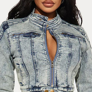 Ensemble short en jean streetwear d'été pour la plage et l'extérieur, qualité supérieure, sur mesure, pour femme - Product Image 3