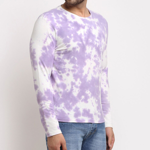 Sweat-shirt à col rond pour homme, surdimensionné, en molleton épais 400 g/m², couleur unie, avec logo personnalisé, design tie-dye, prix bas - Product Image 4
