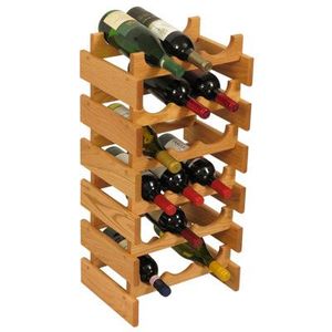 Bottle Bamboo Wine Bottle <b>Rack</b> & Beer Basket Eco-Friendly Carrier with Bottle Opener <b>for</b> Camping Use - Product Image 6