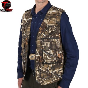 Gilet utilitaire pour homme, softshell, imperméable, multi-poches, fermeture éclair intégrale, sans manches, léger, pour la pêche, la randonnée, le camping - Product Image 5
