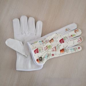 Guantes de Jardinería Profesionales de Cuero, Duraderos, Transpirables, Ecológicos, con Palma Reforzada, Ligeros y Cómodos - Product Image 5