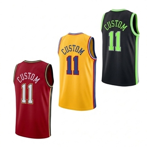 Camiseta de Baloncesto Sublimada Personalizada para Hombre, Sin Mangas, Transpirable, Uniforme de Equipo, Protección UV, Absorbe la Humedad, Elástica en Cuatro Direcciones - Product Image 1