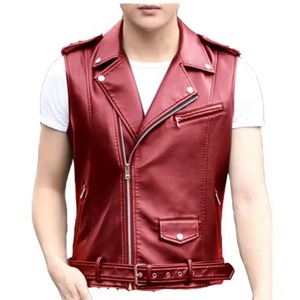 Chaleco de Cuero Estilo Vaquero Occidental 2026, Transpirable, Impermeable, Resistente al Viento, Reversible, para Hombre - Product Image 4