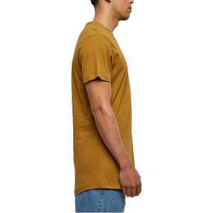 T-shirt homme à manches courtes, col rond, couleur unie, coupe classique, jersey en coton, style décontracté - Product Image 3