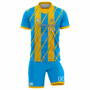 Proveedor de Uniformes de Fútbol Personalizados de Primera Calidad, Fabricante de Equipaciones de Fútbol Profesional, Venta al Por Mayor de Uniformes Sublimados - Product Image 4