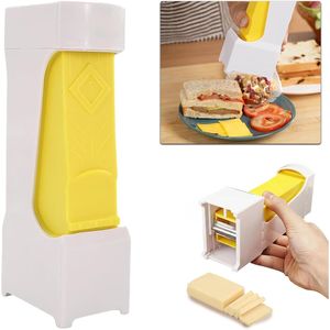 Taglierina per Burro in Acciaio Inox con Lama a Un Solo Tocco, Strumento Efficiente per Dessert con Dispenser - Product Image 1
