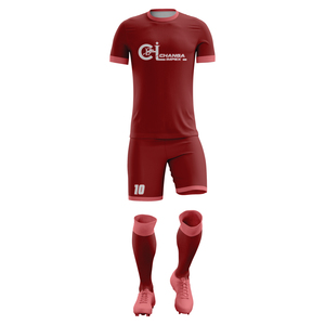 Conjunto de Camiseta y Pantalones Cortos de Fútbol Deportivo de Primera Calidad con Construcción de Alta Gama - Product Image 1