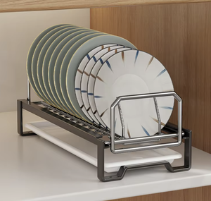 Égouttoir à vaisselle coulissant en acier inoxydable OEM/ODM pour armoires de cuisine, égouttoir à vaisselle pour placard, étagère de rangement, organisateur de cuisine - Product Image 2