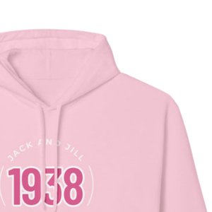 Sweat-shirt à capuche rose avec motif graphique, broderie circulaire, en polaire, à manches longues, unisexe, décontracté, vêtement de mode d'hiver - Product Image 5