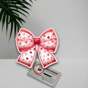 Lindas Placas Magnéticas Acrílicas para Pestañas con Diseño de Corazón Rojo y Lazo para el Día de San Valentín, Extensiones de Pestañas de Marca Privada, Forma de Flor, Cuadrado y Diamante - Product Image 2