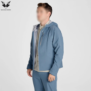 Highest Quality Fishing <b>Rain</b> <b>Jacket</b> Men's Waterproof Outdoor Sportswear Breathable Hooded Performance Fishing Coat - Product Image 2