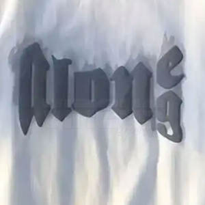 Camiseta de Verano Holgada con Estampado Puff, Color Sólido, 100% Algodón, Moderna y Elegante para Hombre, Superventas - Product Image 6