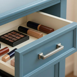 Poignée de meuble carrée en ZAMAK de style Mid-Century Modern, durable et écologique, pour cuisine, salon, chambre - Product Image 6