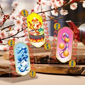 Le serpent prospère, cartes à jouer lavables en plastique transparent - Product Image 6