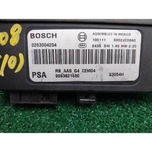 308 ECU et modules informatiques d'occasion 9663821680 - Product Image 4