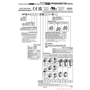 Électrovanne pneumatique SMC VP744-5LOZ1-A - Product Image 1