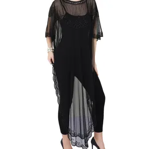 Dubai Moroccan Mềm Net Poncho Abaya Nhìn Phong Cách 25 Màu Sắc Khác Nhau Của Kích Thước Miễn Phí Phù Hợp Với Hầu Hết Các Classy Sexy Nhìn Trong Suốt Phụ Nữ Ăn Mặc