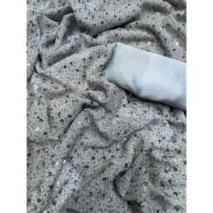 Hermoso Vestido de Noche, Sari con Bordado de Lentejuelas Dobles para Fiestas - Product Image 2