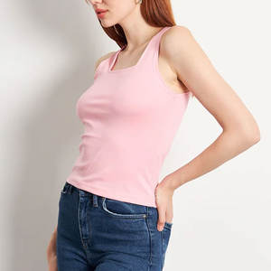 เสื้อกล้ามสตรีถักแบบกำหนดเองระบายอากาศแห้งเร็วเสื้อออกกำลังกายแบบลำลอง - Product Image 3