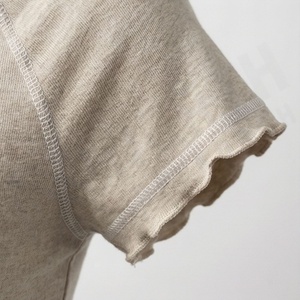 T-shirts courts en coton lavé 100 % silicone pour femmes, style décontracté, motif uni, 180 GSM, vêtements compressés de qualité supérieure - Product Image 6