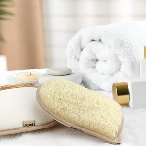 Gants exfoliants de bain en luffa naturel, respectueux de l'environnement, nettoyage de douche, lavage du corps, gant de bain - Product Image 4