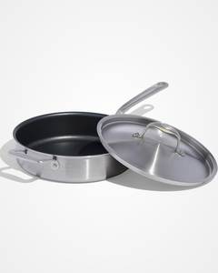 Sartén de Acero Inoxidable de Primera Calidad con Tapa, Compatible con Inducción y Gas, Utensilios de Cocina Resistentes para el Hogar y Restaurantes, en Oferta - Product Image 6