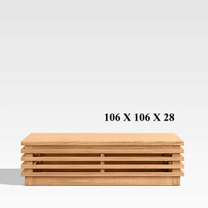 Outdoor <b>Garden</b> Center <b>Table</b> Living Room Set Wooden Teak <b>Coffee</b> <b>Table</b> Patio Home Furniture Set - Acel - Product Image 2