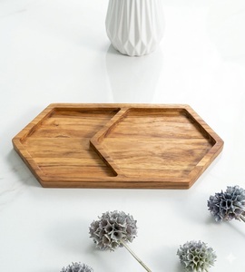 Plateau en bois de qualité supérieure pour le thé, le café, le petit-déjeuner, les collations et l'utilisation domestique en cuisine, disponible à un prix raisonnable - Product Image 3