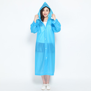 Manteau de pluie long à capuche rose pour femmes, imperméable, coupe ample, en polyester, pour adultes, toutes saisons, vêtements d'extérieur - Product Image 2
