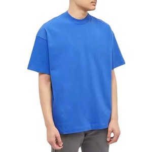 ผู้ผลิตเสื้อ OEM แบบกำหนดเอง ผ้าฝ้าย 100% คอปกสองสี เสื้อยืดแขนสั้นผู้ชาย คอกลม สวมใส่สบาย ระบายอากาศได้ดี แห้งเร็ว ทรงปกติ - Product Image 1