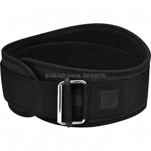 Cinturón de Levantamiento de Pesas para Entrenamiento en Gimnasio, Cinturón de Soporte de Fuerza con Logotipo Personalizado, Tamaño y Color por BURAQ MMA SPORTS - Product Image 1