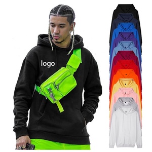 Sudadera con capucha lisa de algodón pesado 100% para hombre Impresión de logotipo personalizado para invierno al por mayor - Product Image 1