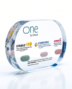 Customized <b>Acrylic</b> Oval <b>Block</b> with customized Logo Personalized Corporate Award - Product Image 1
