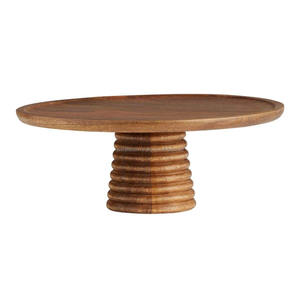 Assiette en bois de style japonais pour servir de la nourriture, plateau à gâteau pour la décoration de gâteaux, plat en bois, vaisselle et fête - Product Image 4