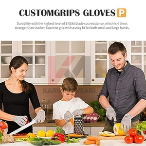 Working Gloves Industrial Grip Gloves Anti <b>Slip</b> Safety Gloves for Mechanical Work Custom OEM - Product Image 2