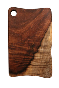 Planche à découper rectangulaire en bois avec poignée pour la cuisine - Product Image 5