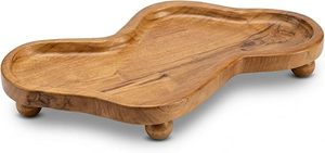 Plateau de service en bois le plus vendu avec surface décorative pour une présentation attrayante des repas et des aliments - Product Image 1
