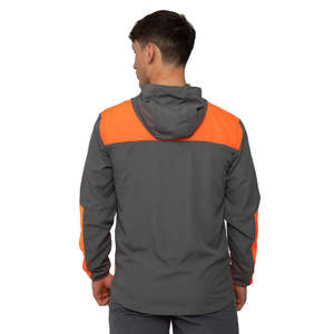<b>Men</b> Custom Hooded <b>Windbreaker</b> Jacket Lightweight Waterproof Outdoor Sports Windproof Coat Contrast Color Athletic Outerwear - Product Image 2